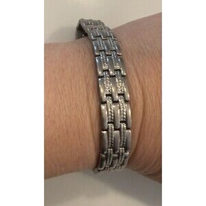 Magnetic Therapy TITANIUM Bracelet Unisex  10mm Unisex